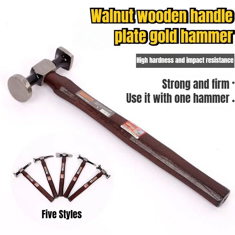 Workshop Tools Hammer - 다기능 판금 망치 호두나무 손잡이 망치