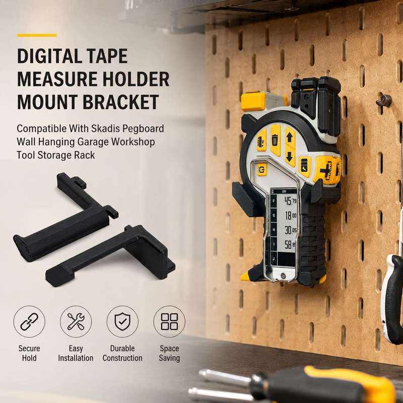 Workshop Tools Hanging - 디지털 줄자 홀더 마운트 브래킷, 스카디스