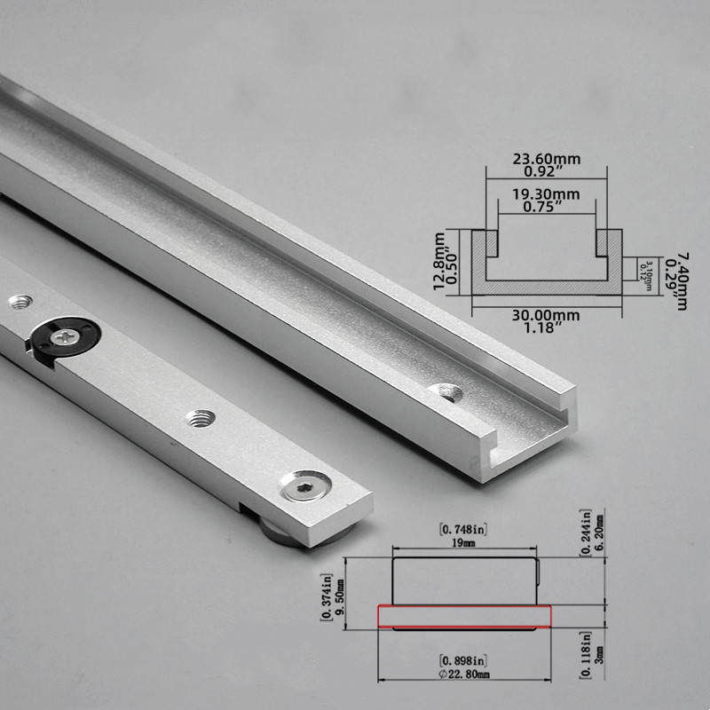 Dowel Jig Kit - 2개입 T-트랙 & 마이터 트랙 지그