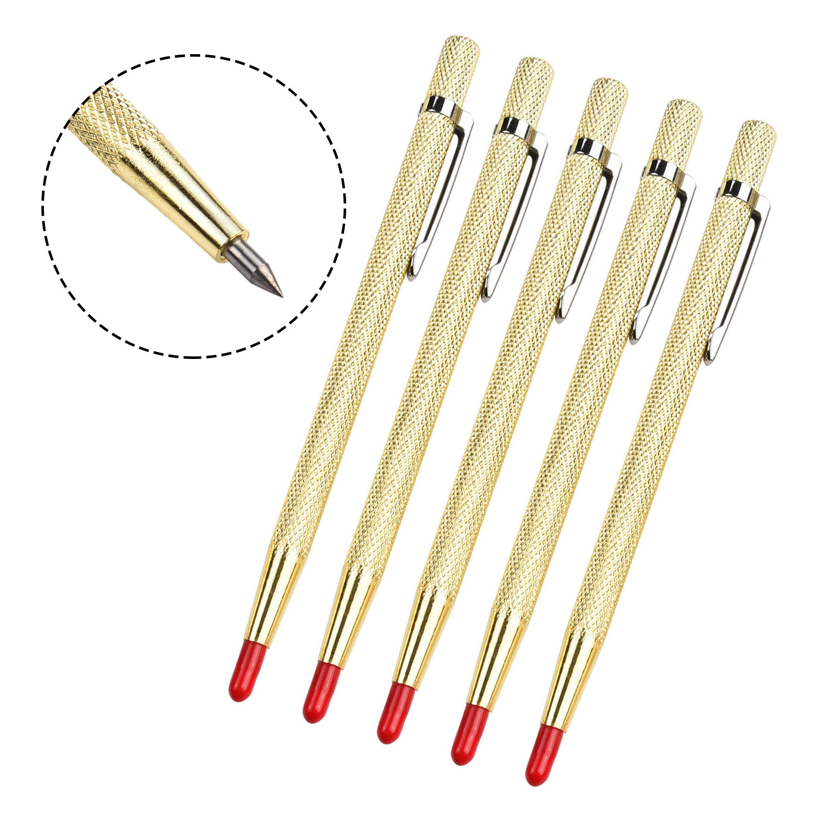 Hand Tools And Workshop Equipment - 레터링 펜, 유리 커터, 금색 내마모성