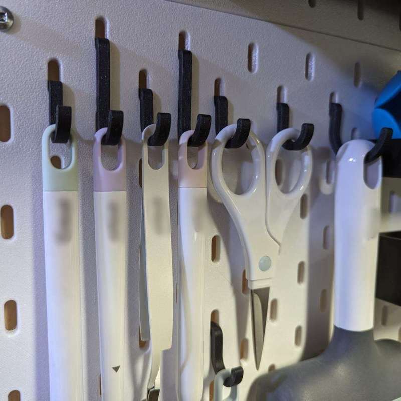 Workshop Tools.Hanging Board - 페그보드 플러시 훅 벽걸이형 플랫 행잉