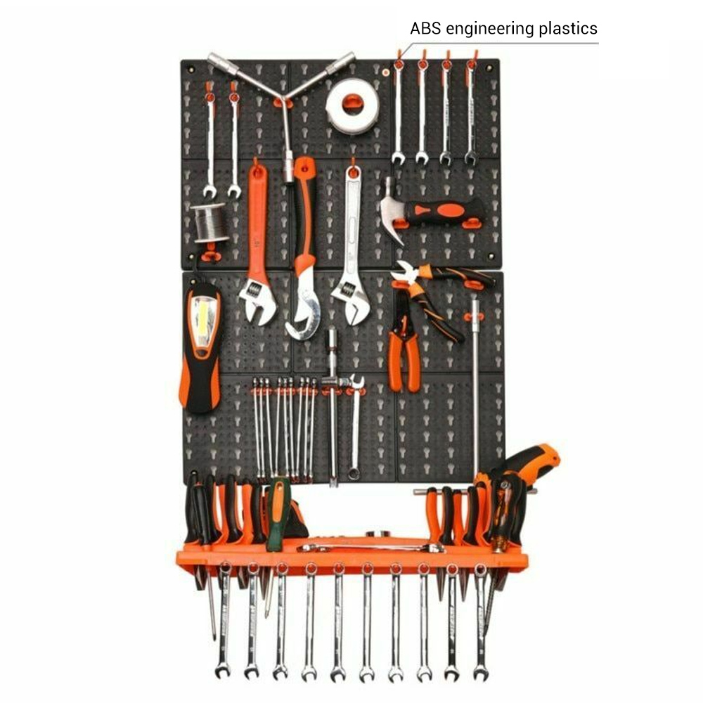 Workshop Tools.Hanging Board - 10pc 벽걸이 형 하드웨어 도구 홀더