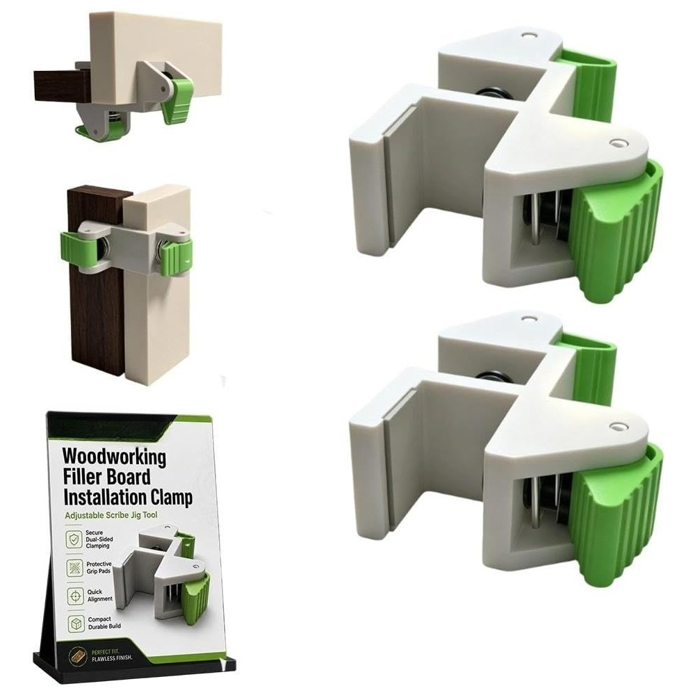 Dowel Jig Kit - 목공용 필러 보드 설치 클램프 조절식