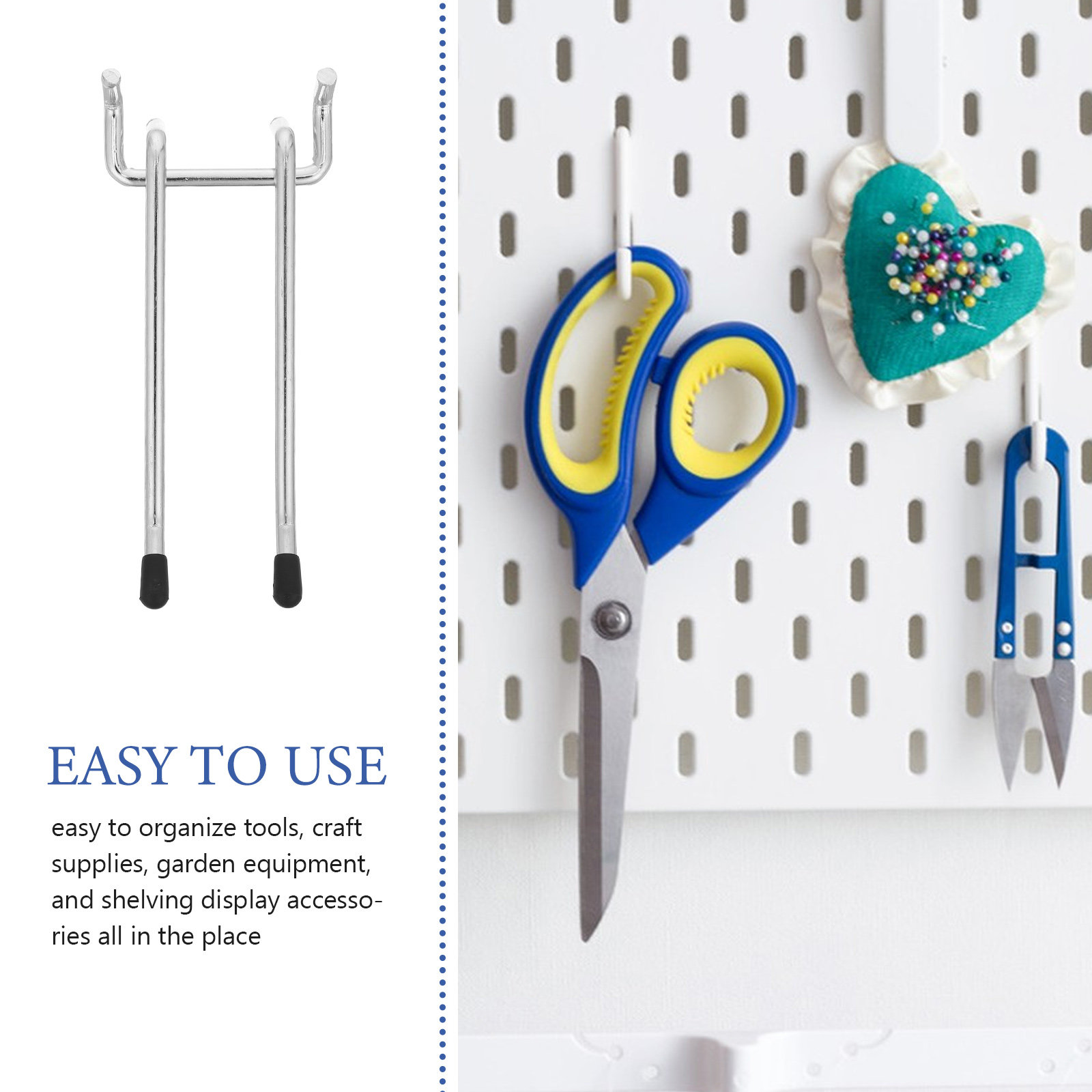 6개입 고강도 페그보드 훅 금속 공구 정리함 차고 공예 - Workshop Tools.Hanging Board 리뷰 및 가격