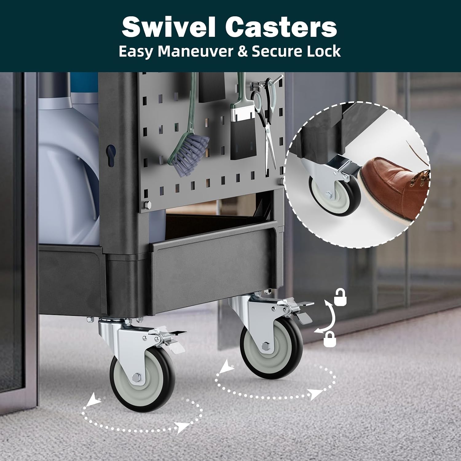 헤비듀티 2단 플랫탑 휠 서비스 카트 39×17인치 롤 - Workshop Tools.Hanging Board 리뷰 및 가격