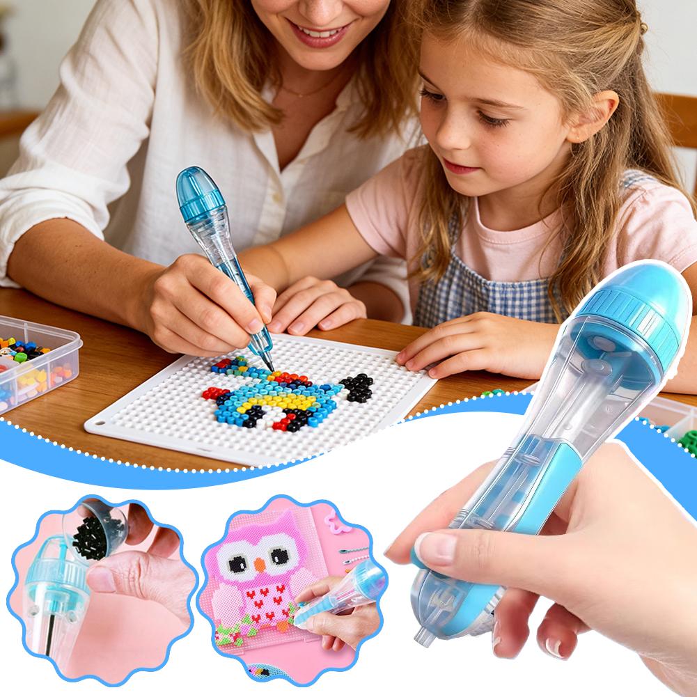 퍼러 비즈 펜 DIY 도구 어린이 퍼즐 자동 프레스 업 - Tools Workshop Kids 리뷰 및 가격