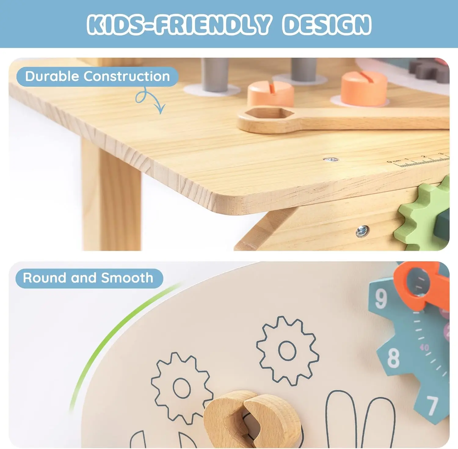 Robotime Robud 어린이 도구 벤치 세트 대형 - Tools Workshop Kids 리뷰 및 가격
