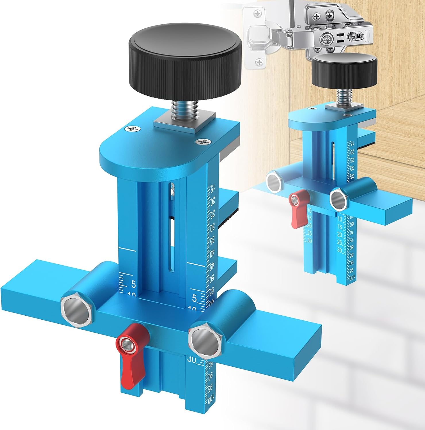3 in 1 캐비닛 도어 장착 지그 리바운드 장치 도구 - Dowel Jig Kit 리뷰 및 가격