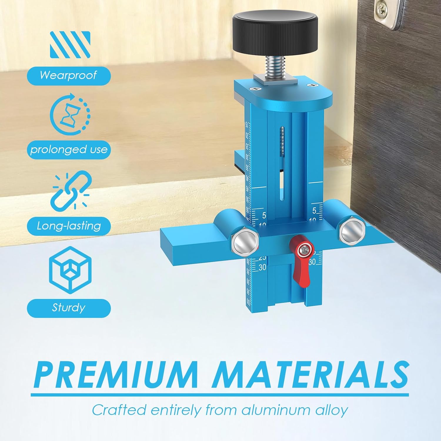 3 in 1 캐비닛 도어 장착 지그 리바운드 장치 도구 - Dowel Jig Kit 리뷰 및 가격