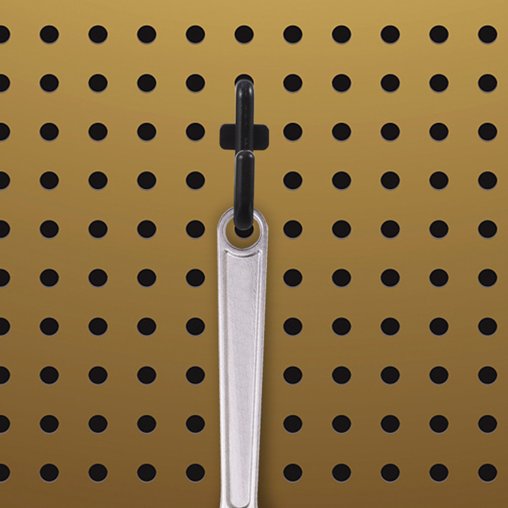 100개입 블랙 페그보드 훅 세트, 중량 작업용 J형  - Workshop Tools.Hanging Board 리뷰 및 가격