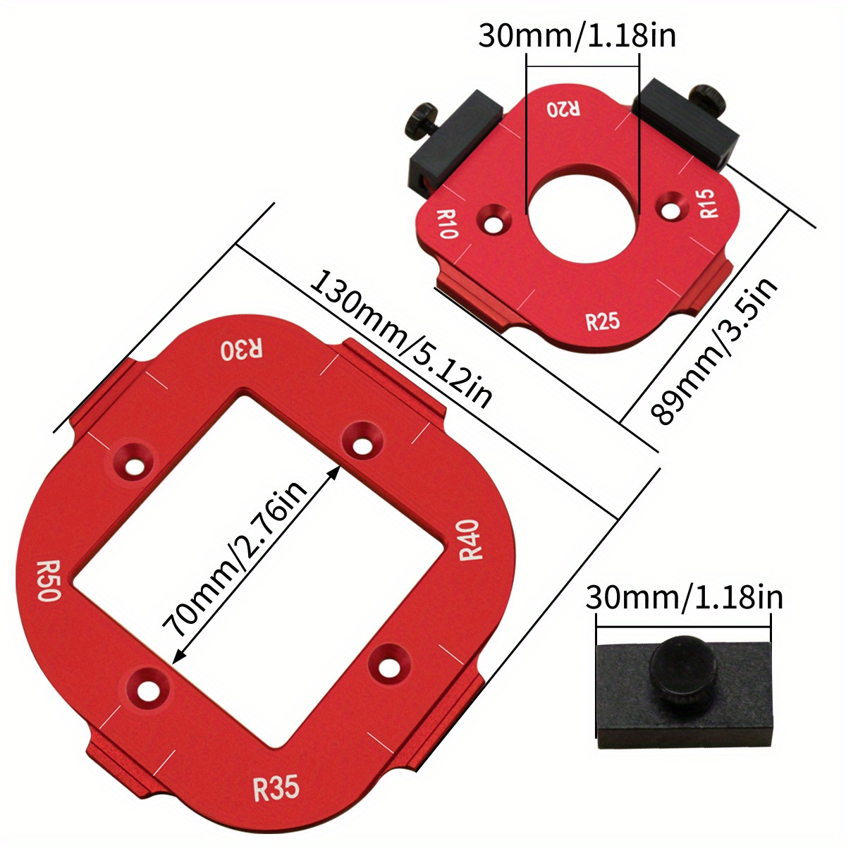알루미늄 라운드 코너 라디우스 템플릿 세트 목공 라우터 - Dowel Jig Kit 리뷰 및 가격