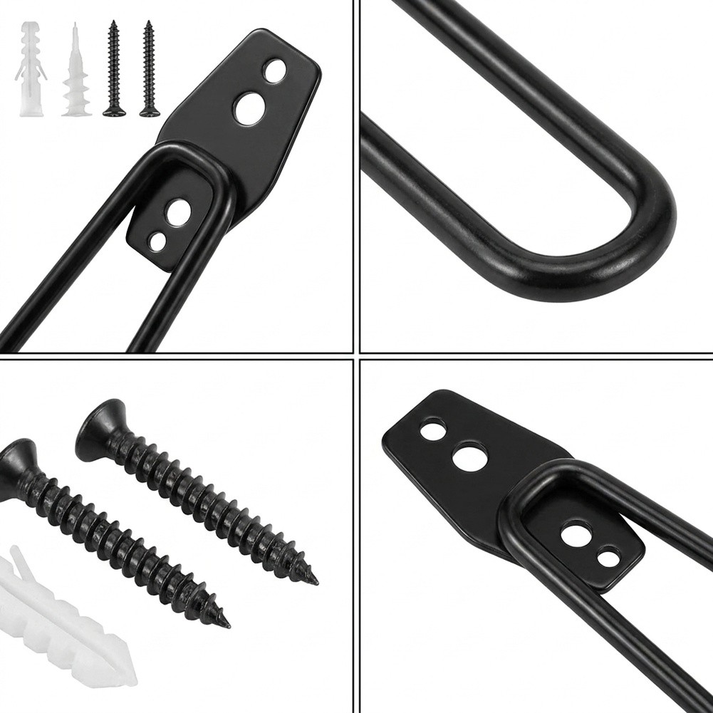 검정색 7.7인치 강철 벽걸이 훅 - 차고, 작업실,  - Workshop Tools Hanging 리뷰 및 가격