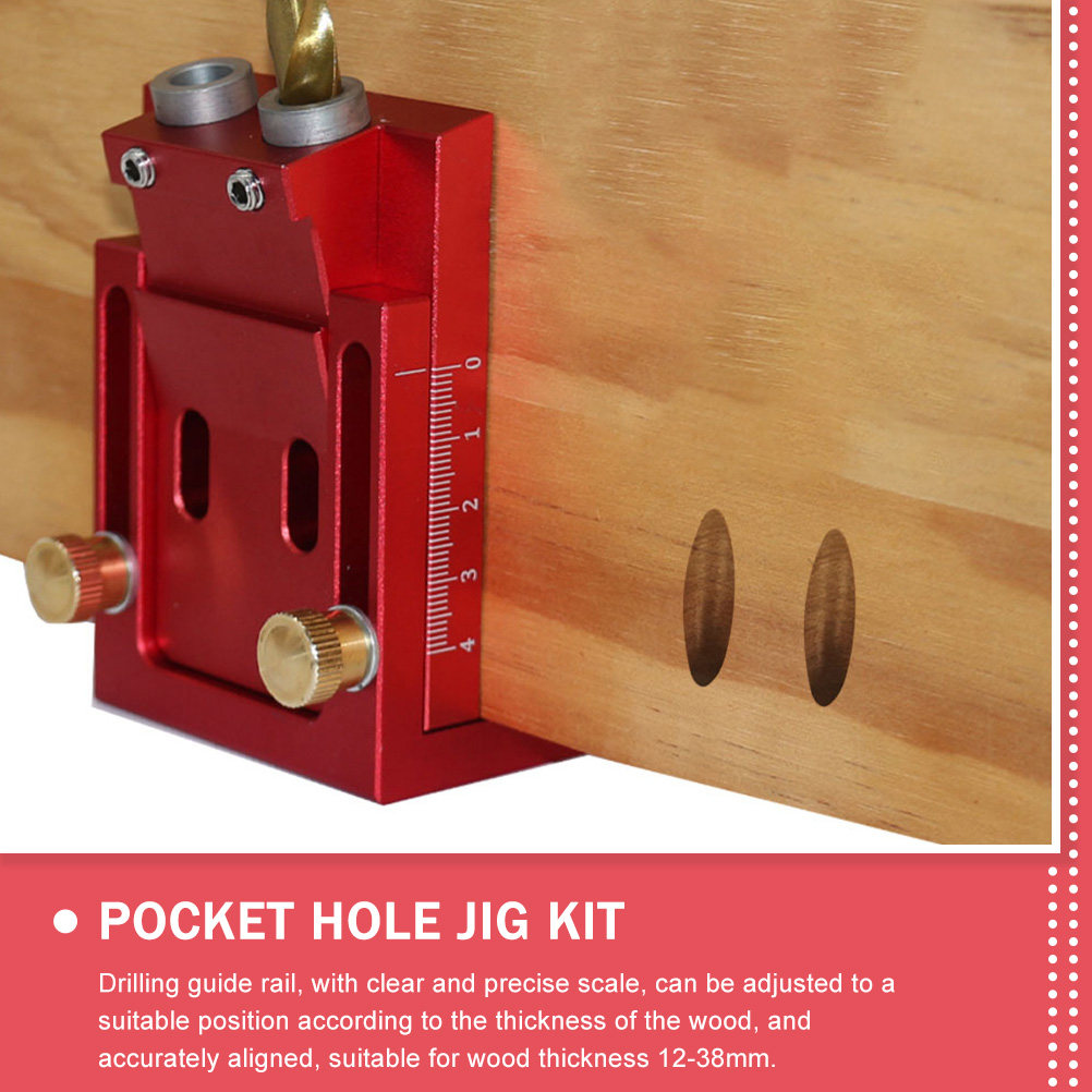 15도 포켓 홀 지그 휴대용 드릴 가이드 목공 도구 및 - Pocket Hole Jig 리뷰 및 가격