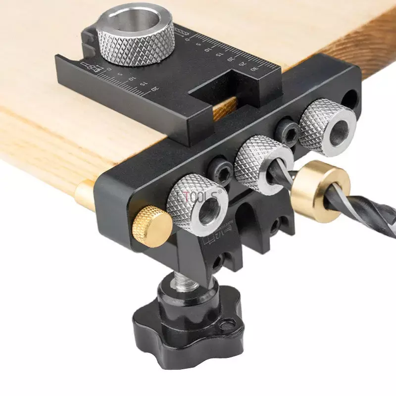 3 in 1 조절식 다웰링 지그 8/10/15MM 다웰 - Dowel Jig Kit 리뷰 및 가격